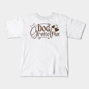 Dog Grandma Kids T-Shirt